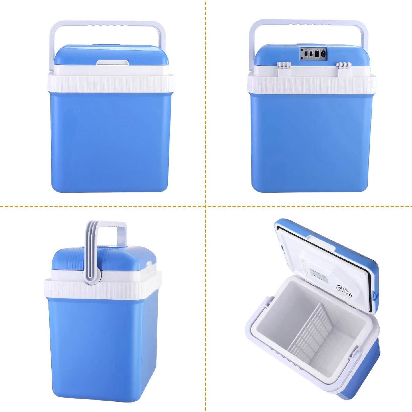 24L 12V Car Portable Refrigerator Travel Cooler DailySale