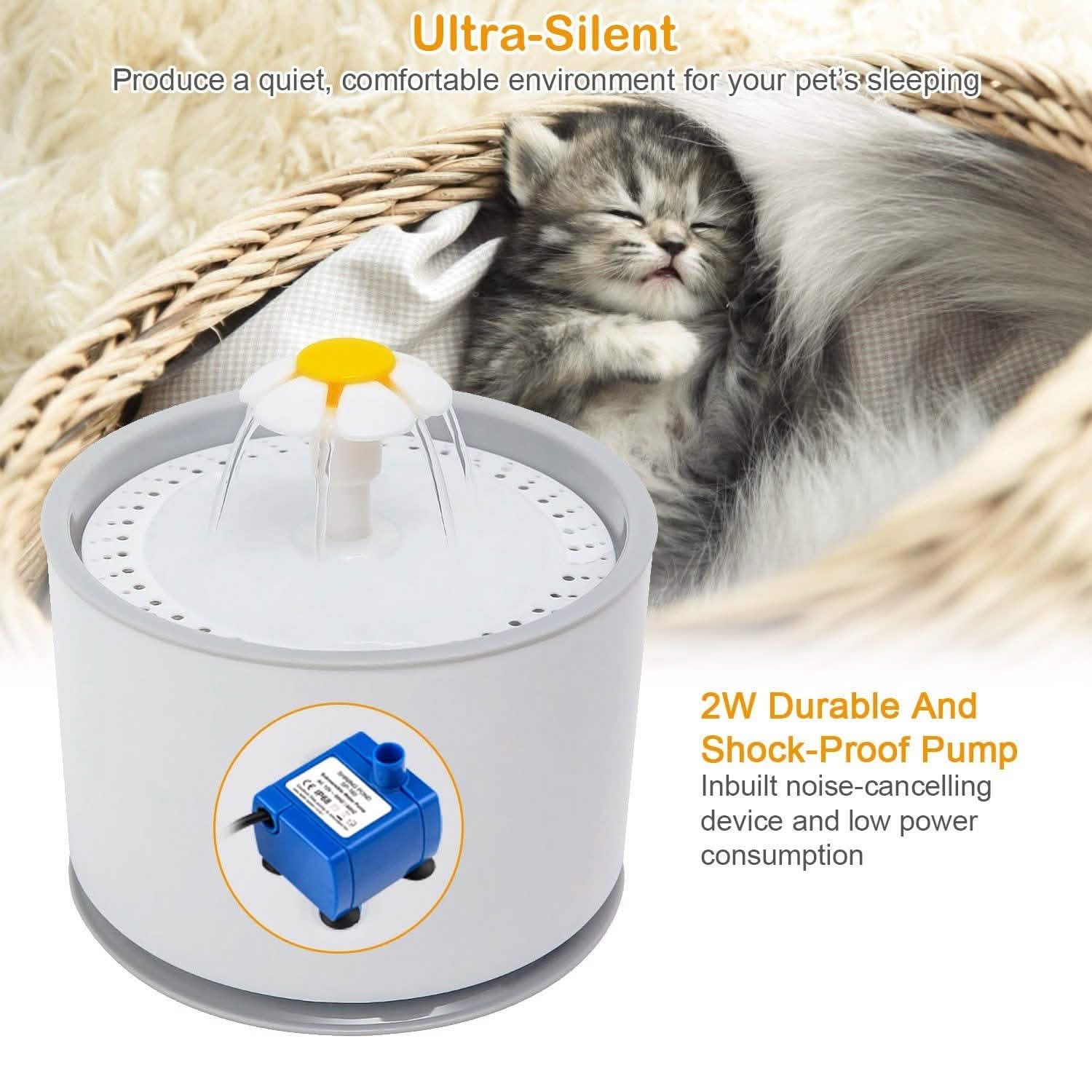 2.4L Automatic Pet Water Fountain DailySale