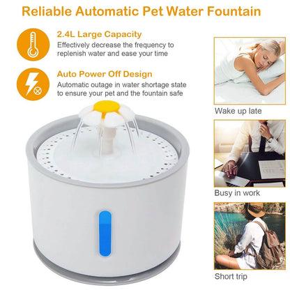 2.4L Automatic Pet Water Fountain DailySale