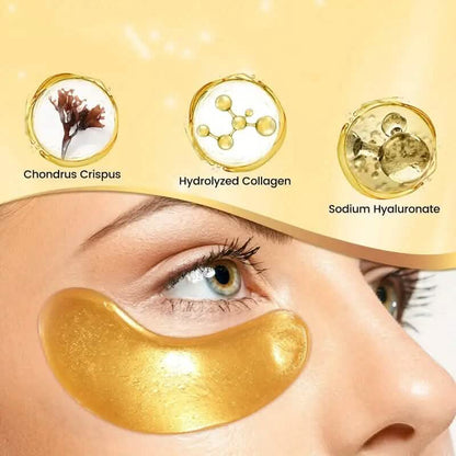 25-Pairs: 24K Gold Eye Mask DailySale
