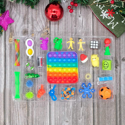 25-Piece: Christmas Advent Fidget Toy Calendar DailySale