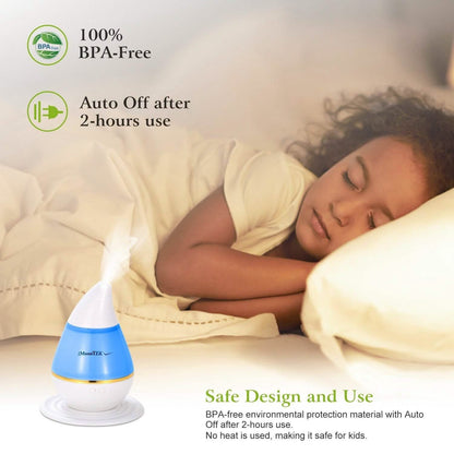 250 ML Cool Mist Humidifier with 7 Color Changeable LED Lights DailySale