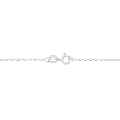 10K White Gold 1/3 Cttw Round-Cut Diamond Bezel 18" Pendant Necklace (J-K Color, I1-I2 Clarity) Bids.com