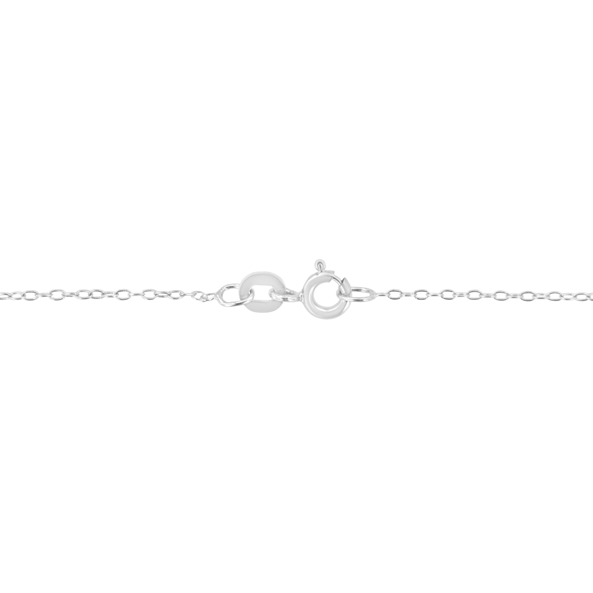 .925 Sterling Silver 1.0 Ctw Diamond Shadow Open Heart Halo 18" Pendant Necklace (I-J Color, I1-I2 Clarity) Bids.com
