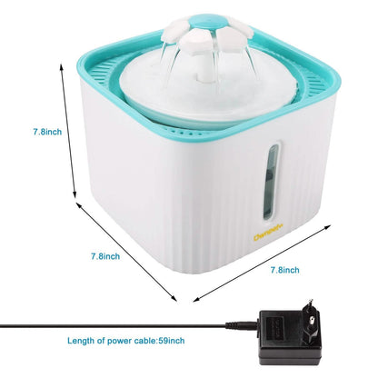 2.5L Super Quiet Cat Water Fountain Bowl Pet Drinking Dispenser DailySale