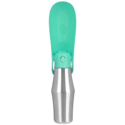 25oz Portable Dog Stainless Steel Water Dispenser Leak Proof Design DailySale