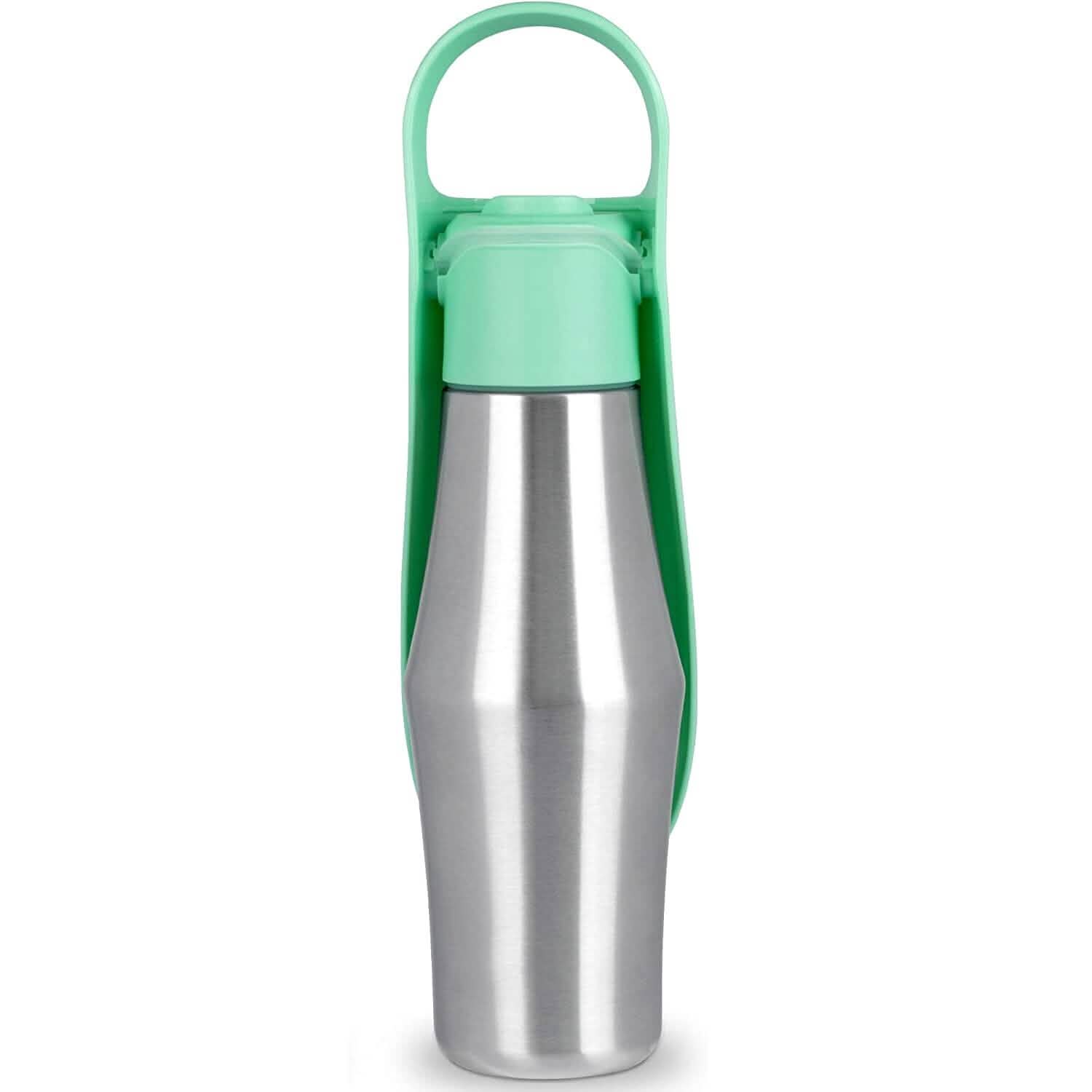 25oz Portable Dog Stainless Steel Water Dispenser Leak Proof Design DailySale