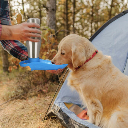 25oz Portable Dog Stainless Steel Water Dispenser Leak Proof Design DailySale