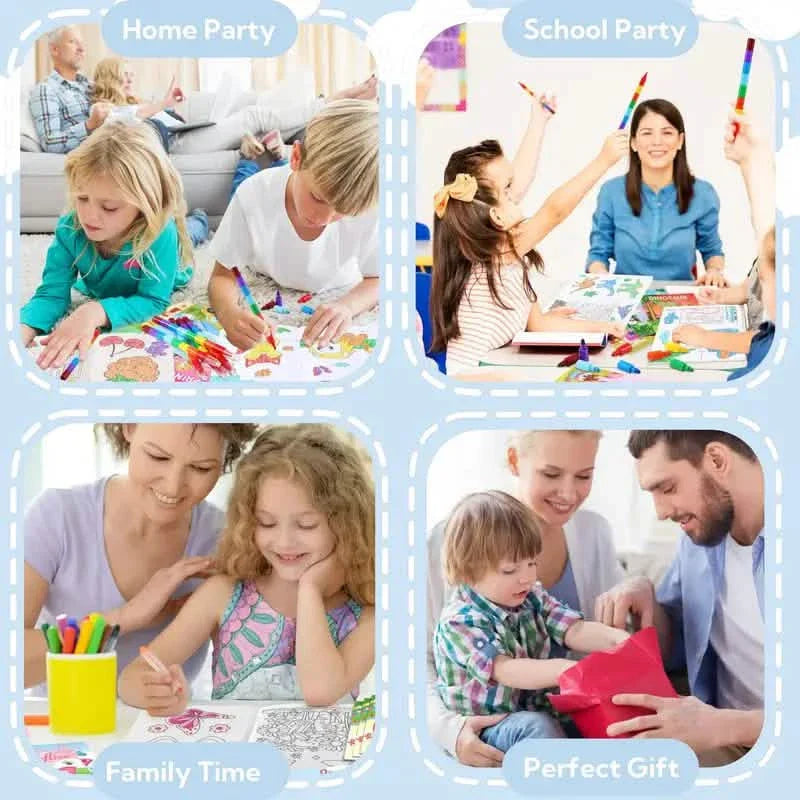 26-Pack: Coloring Books For Kids Ages 4-8, 8-12 Birthday Party Favors Gifts DailySale