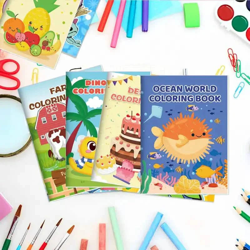 26-Pack: Coloring Books For Kids Ages 4-8, 8-12 Birthday Party Favors Gifts DailySale