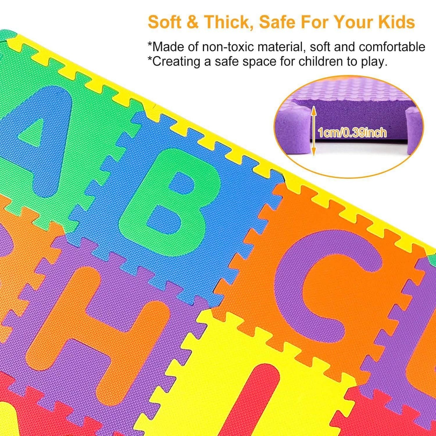 26-Piece: Kids Alphabet Play Mat For Infants Baby Toddlers DailySale