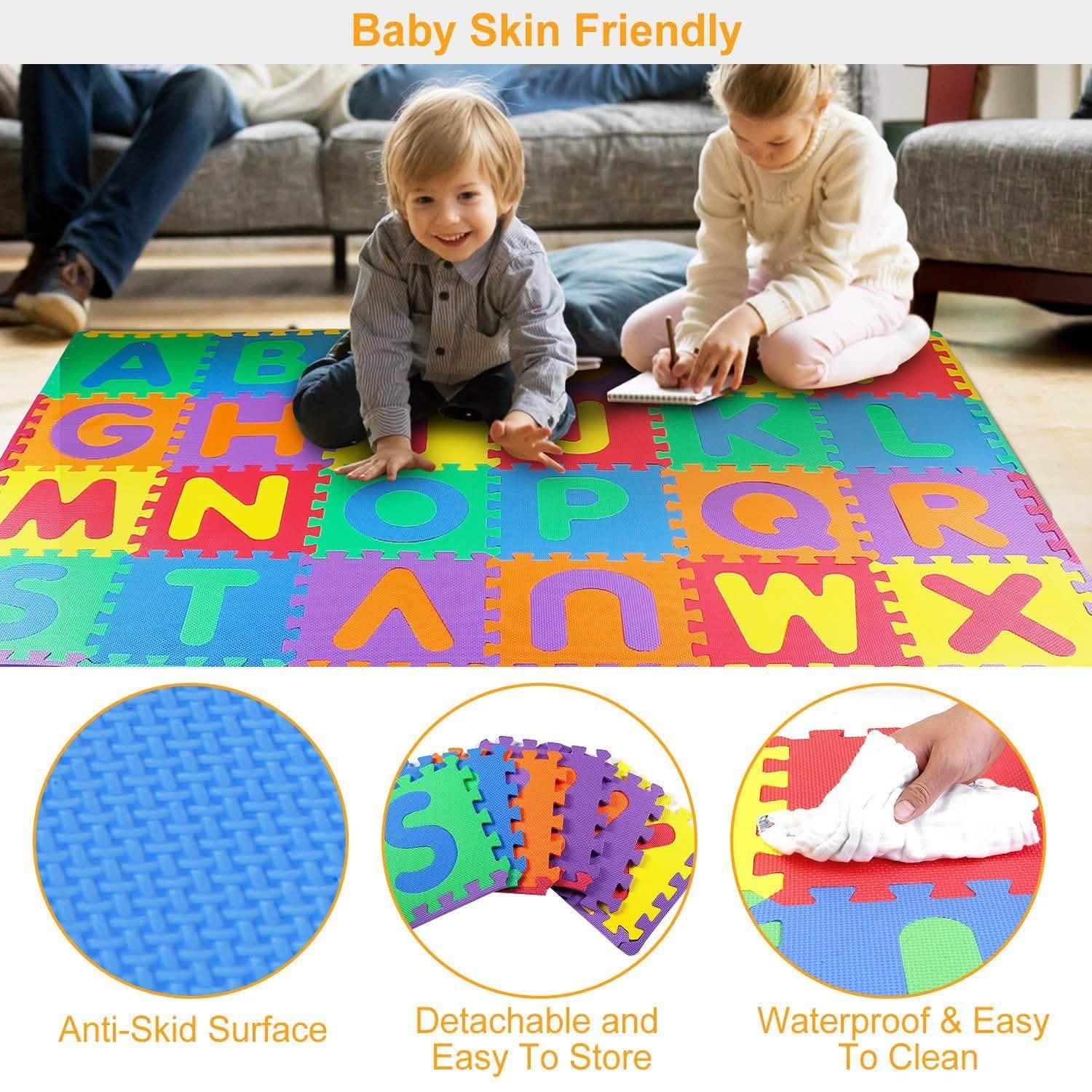 26-Piece: Kids Alphabet Play Mat For Infants Baby Toddlers DailySale