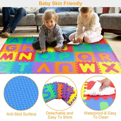 26-Piece: Kids Alphabet Play Mat For Infants Baby Toddlers DailySale