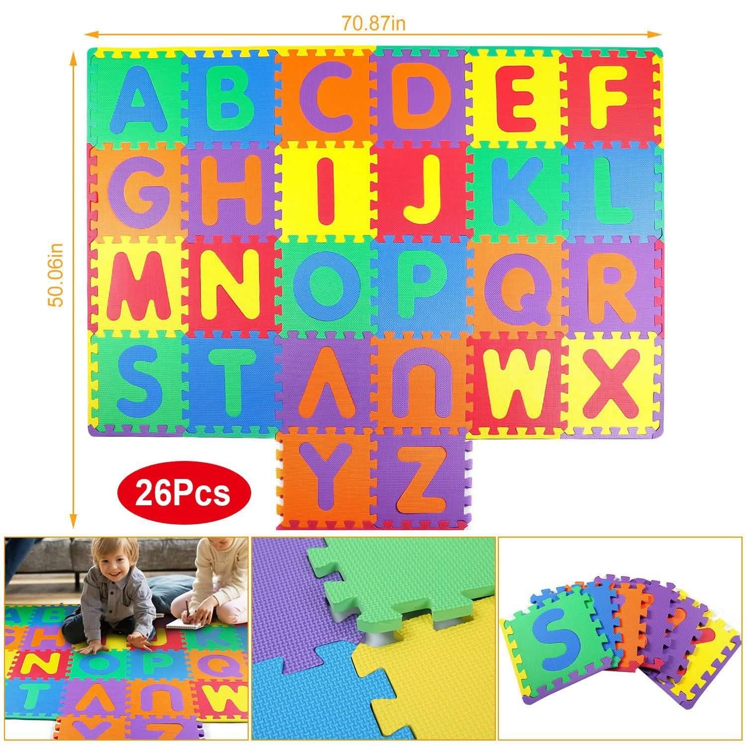 26-Piece: Kids Alphabet Play Mat For Infants Baby Toddlers DailySale
