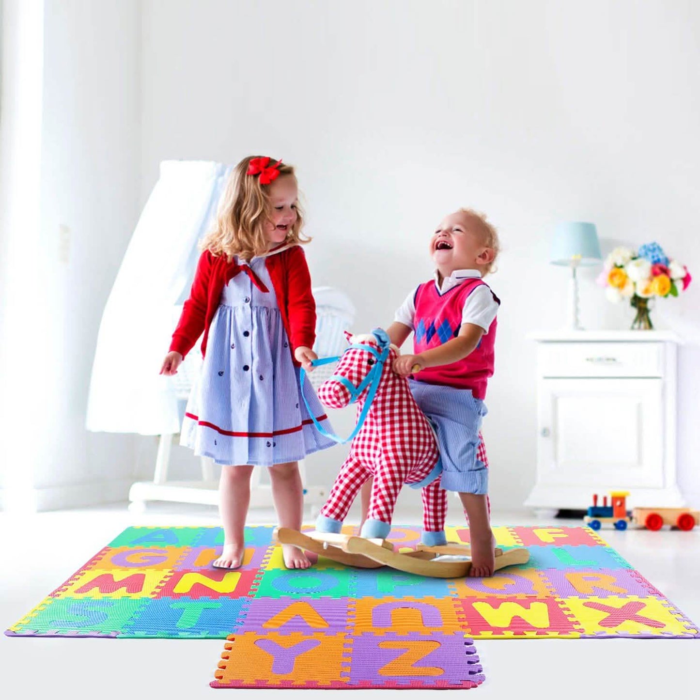 26-Piece: Kids Alphabet Play Mat For Infants Baby Toddlers DailySale
