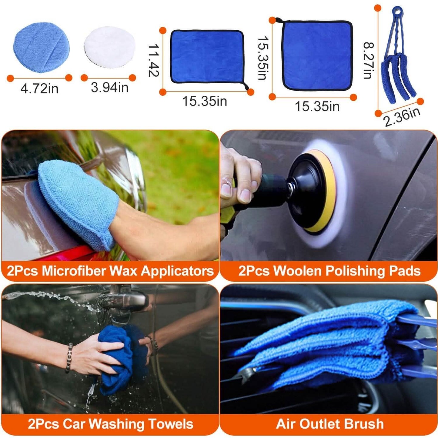 26-Pieces: Car Detailing Brush Kit DailySale