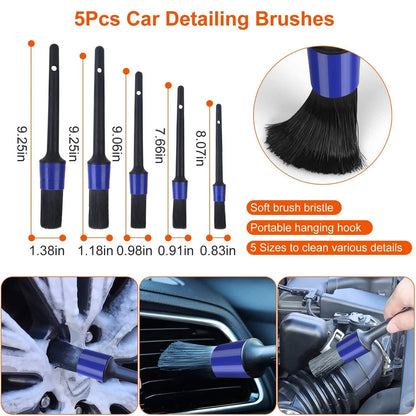 26-Pieces: Car Detailing Brush Kit DailySale