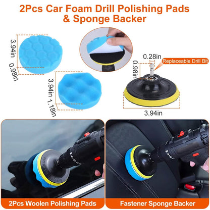 26-Pieces: Car Detailing Brush Kit DailySale