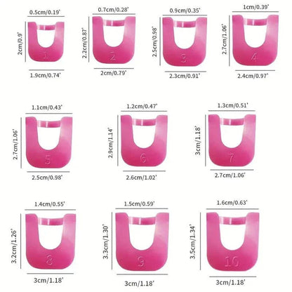 26-Pieces U Curve Shape 10 Sizes Nail Protector DailySale