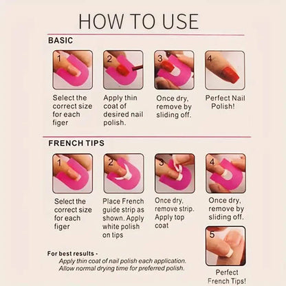 26-Pieces U Curve Shape 10 Sizes Nail Protector DailySale