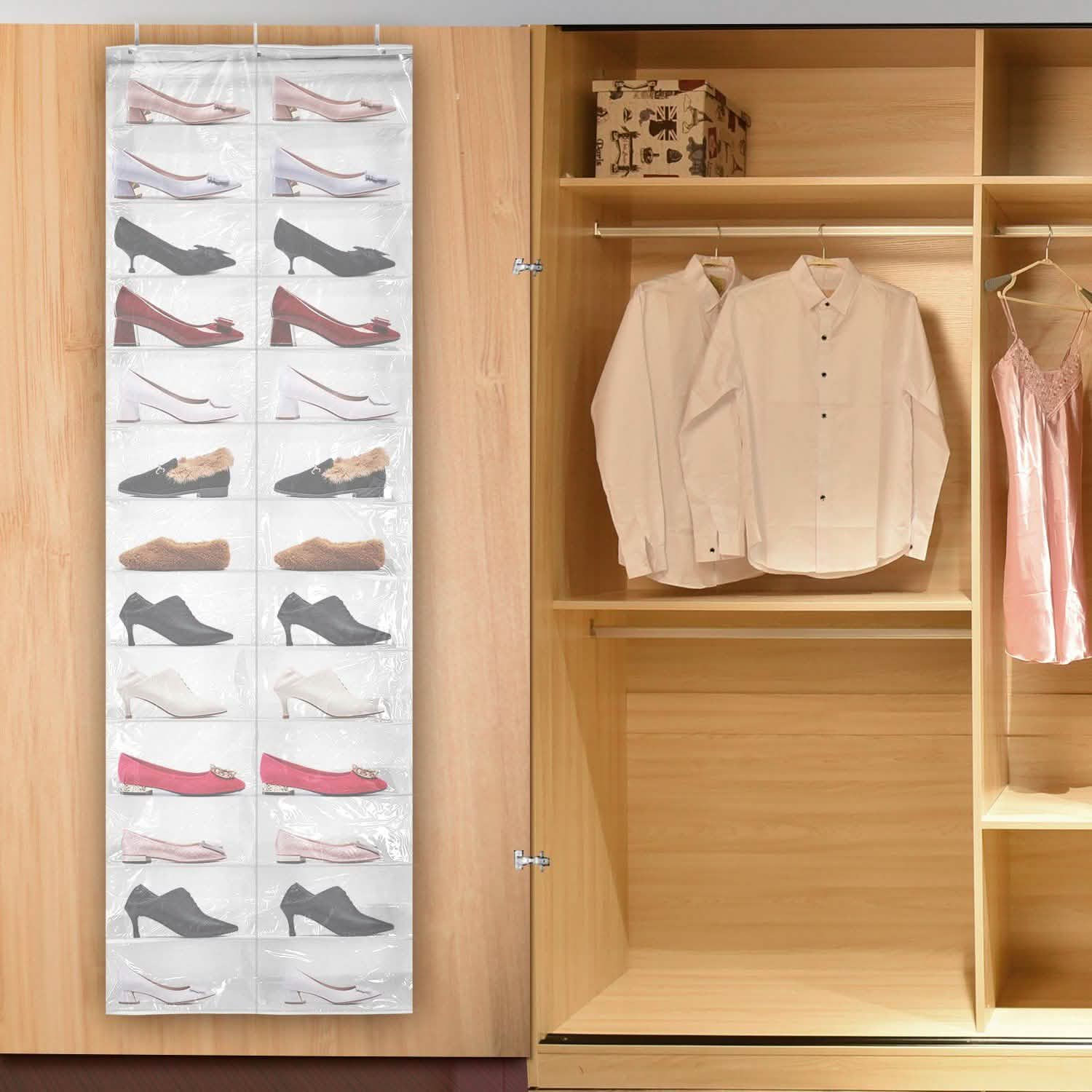 26 Pockets Over the Door Shoe Rack DailySale