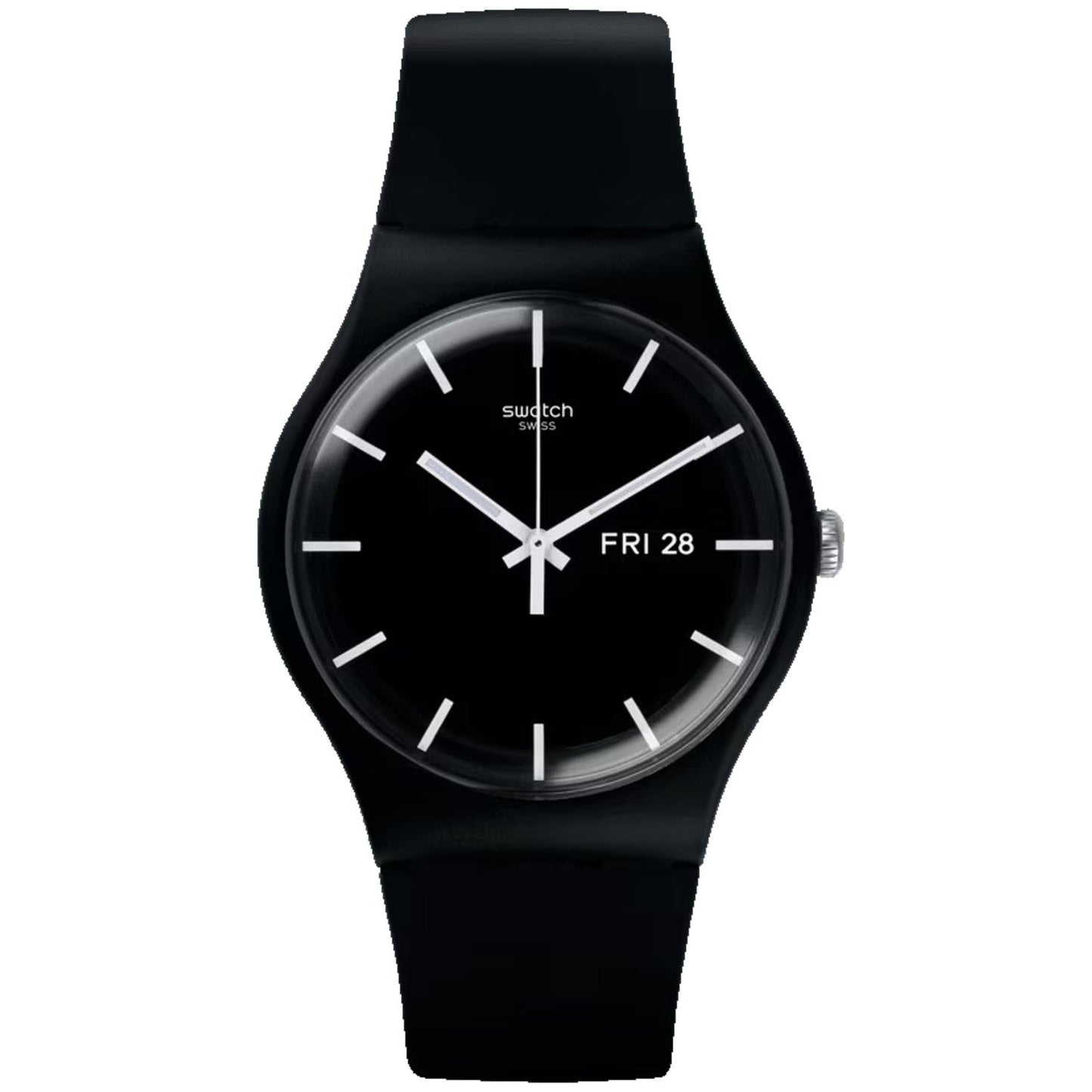 Swatch Men's Originals Power Tracking Mono Black Bids.com