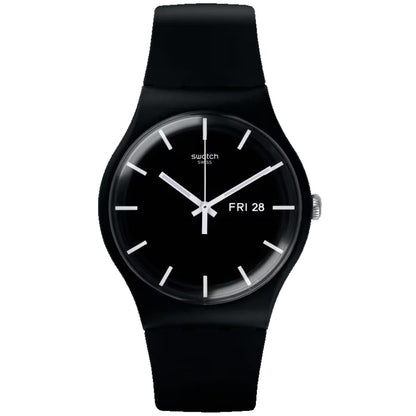 Swatch Men's Originals Power Tracking Mono Black Bids.com