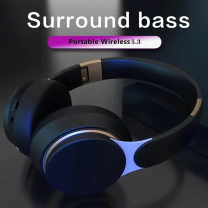 Wireless Over-Ear Headphones – Foldable, Mic, FM Radio, TF Card, USB Charging DailySale