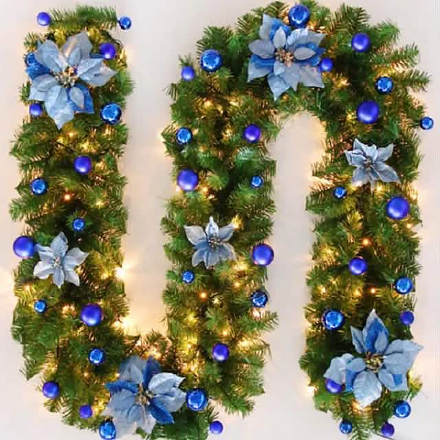 2.7 Meter Christmas Rattan Garland Decorative DailySale