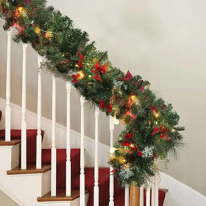 2.7 Meter Christmas Rattan Garland Decorative DailySale