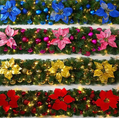 2.7 Meter Christmas Rattan Garland Decorative DailySale