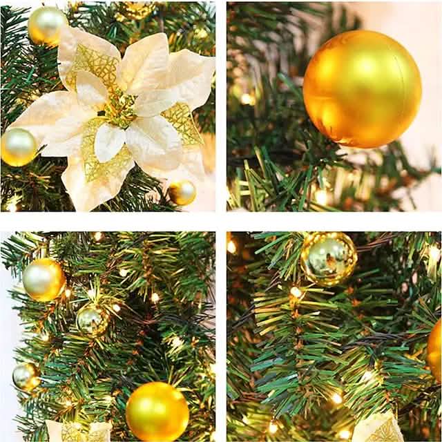 2.7 Meter Christmas Rattan Garland Decorative DailySale