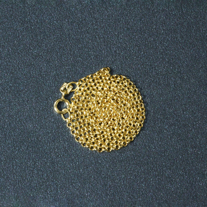 14k Yellow Gold Rolo Chain 1.9mm Bids.com
