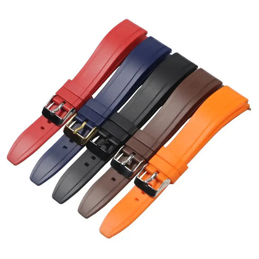 Suunto Race, Vertical & 9 Peak Raised-Center Silicone Buckle Band BandsCo Straps