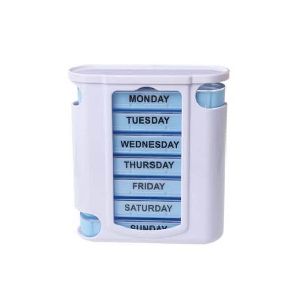 28 Grid Container Organizer Medicine Weekly Storage Pill 7 Day Tablet Sorter Box Case DailySale