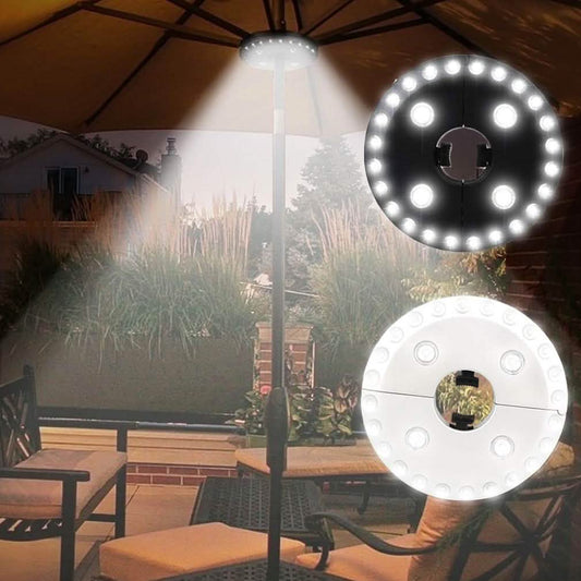 28 LED Patio Umbrella Pole Outdoor Light with Adjustable Brightness DailySale