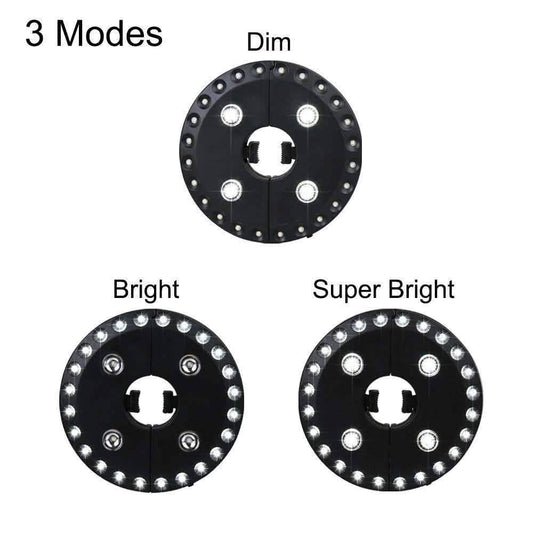 28 LED Patio Umbrella Pole Outdoor Light with Adjustable Brightness DailySale