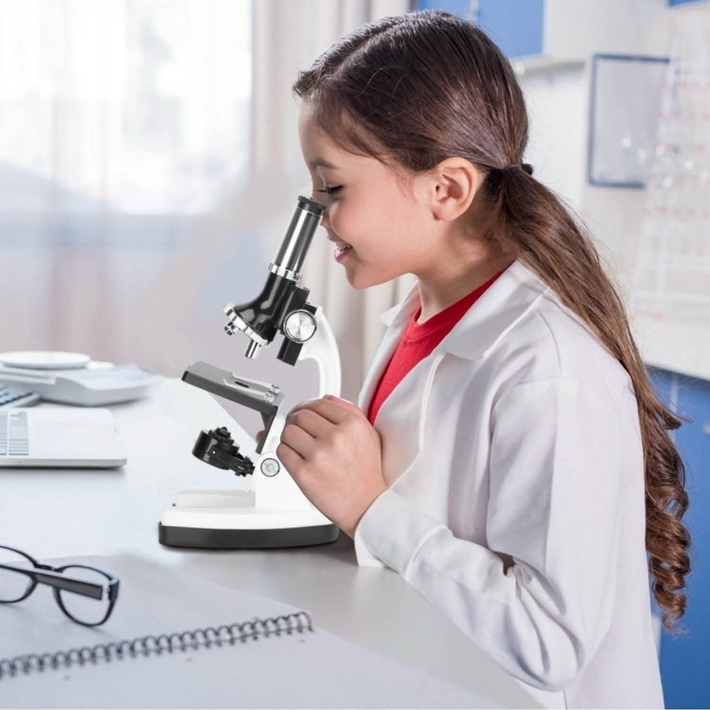 28-Pieces: Kid Microscope Set Experimental Observation Monocular DailySale