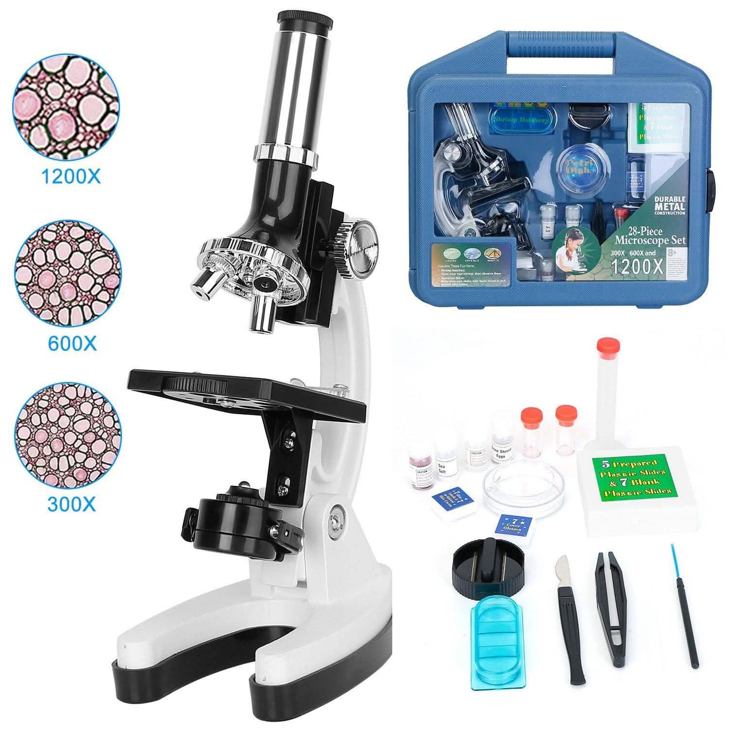 28-Pieces: Kid Microscope Set Experimental Observation Monocular DailySale