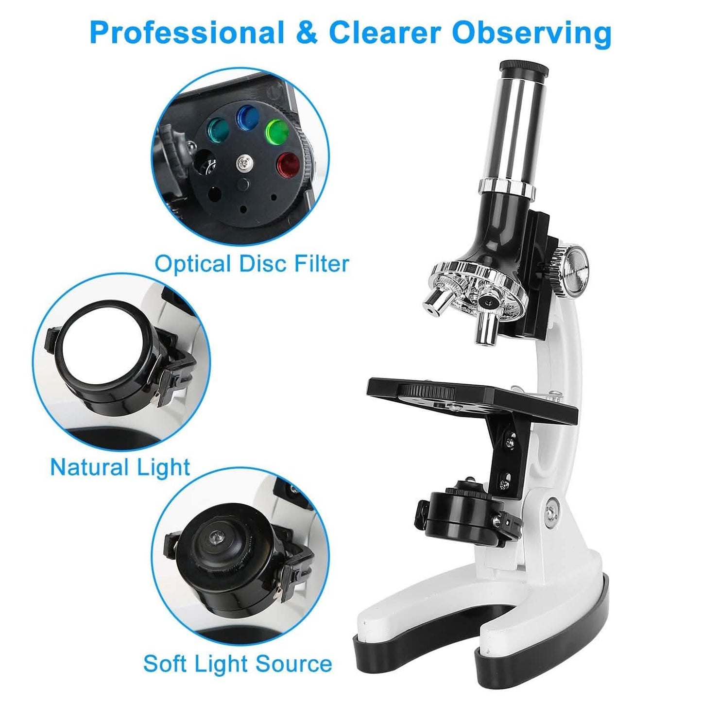 28-Pieces: Kid Microscope Set Experimental Observation Monocular DailySale