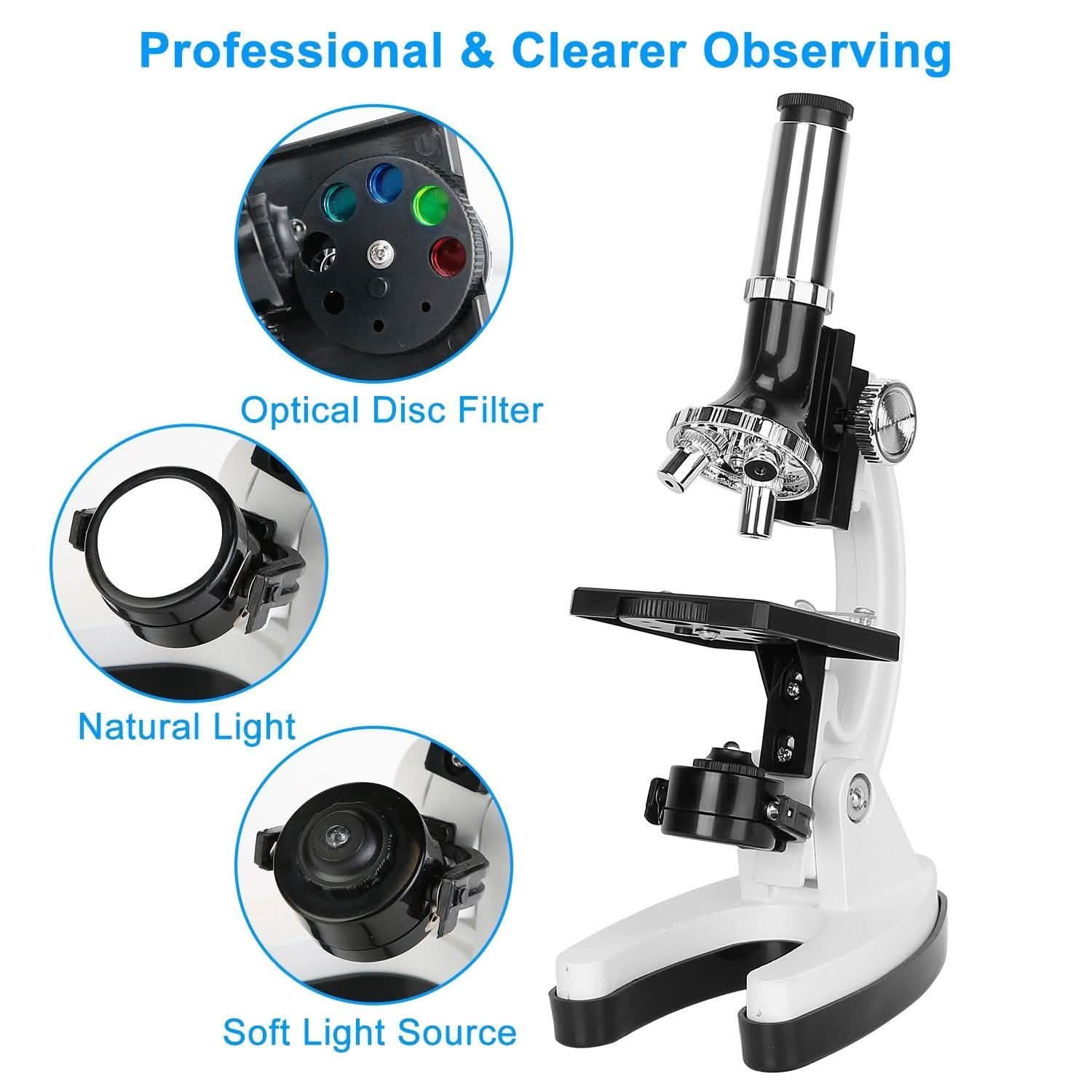 28-Pieces: Kid Microscope Set Experimental Observation Monocular DailySale