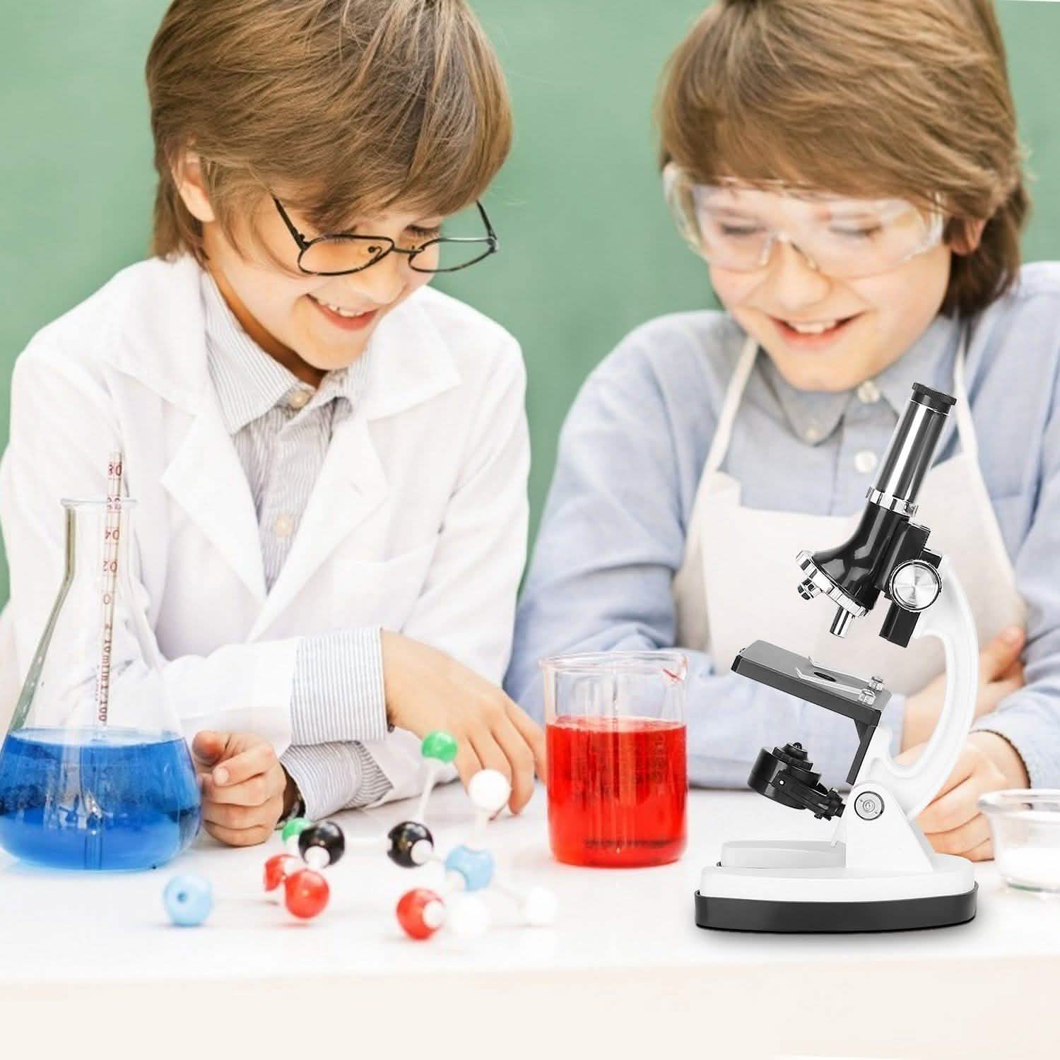 28-Pieces: Kid Microscope Set Experimental Observation Monocular DailySale