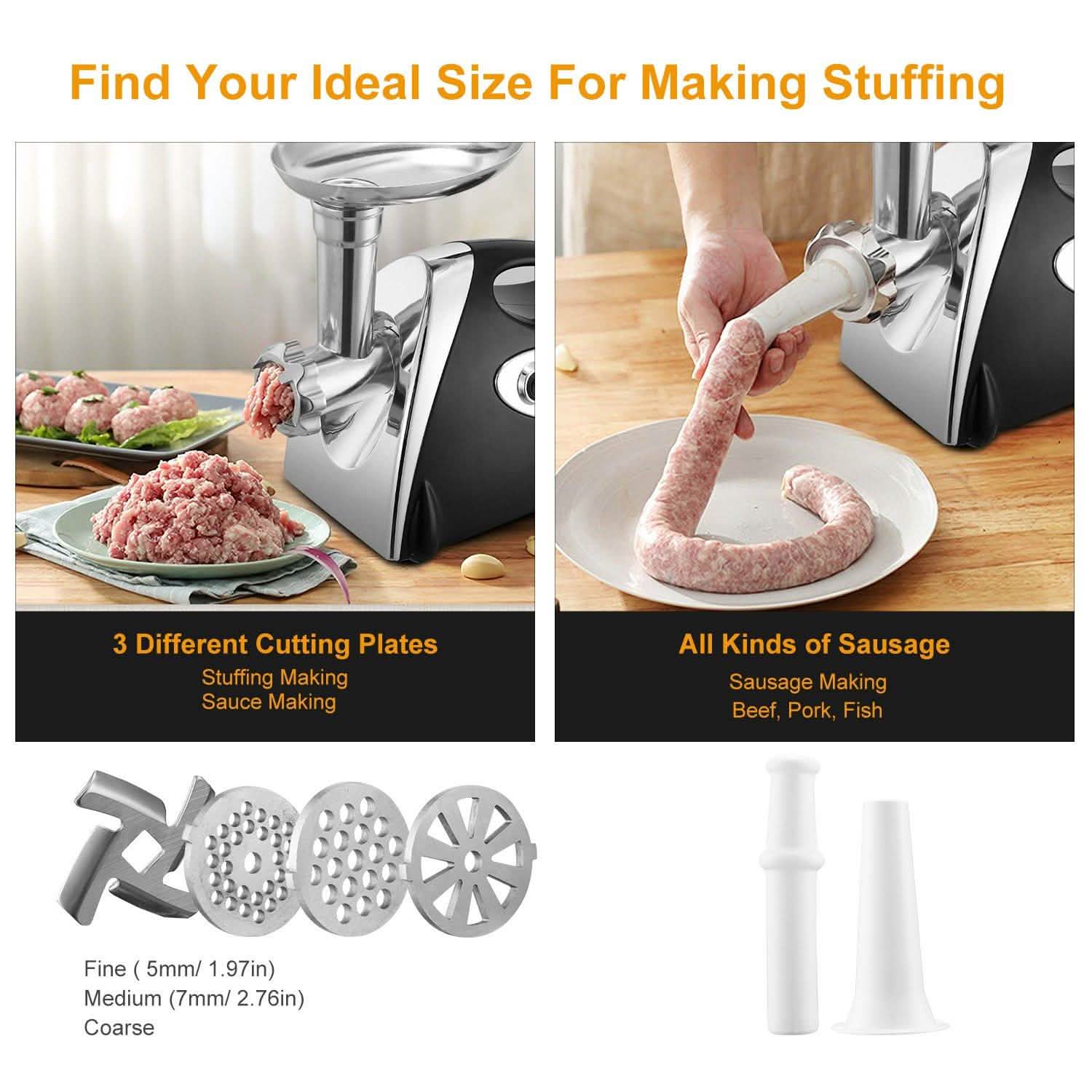 2800W Electric Meat Grinder Set DailySale
