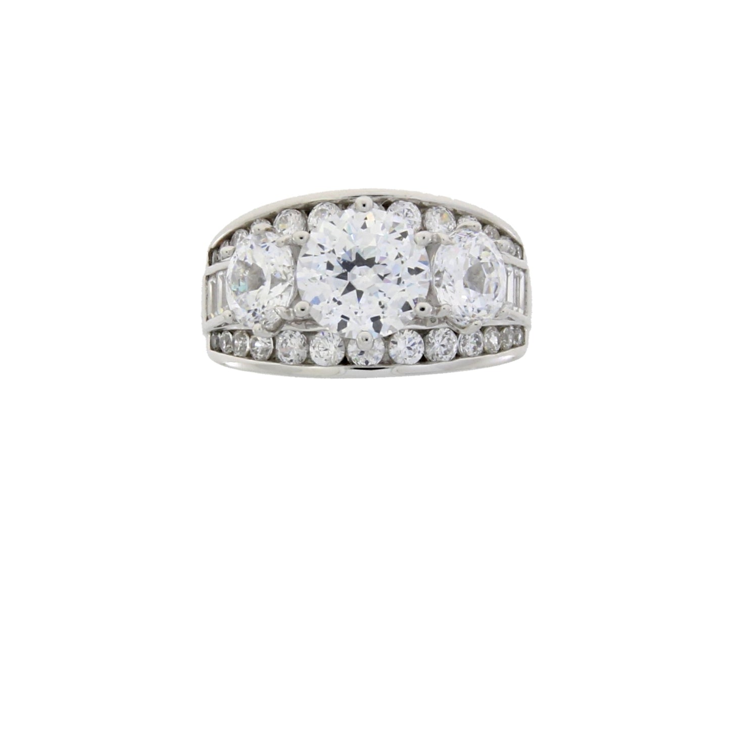 Genuine Cubic Zirconium CZ SS Bridal Sterling Silver Bids.com