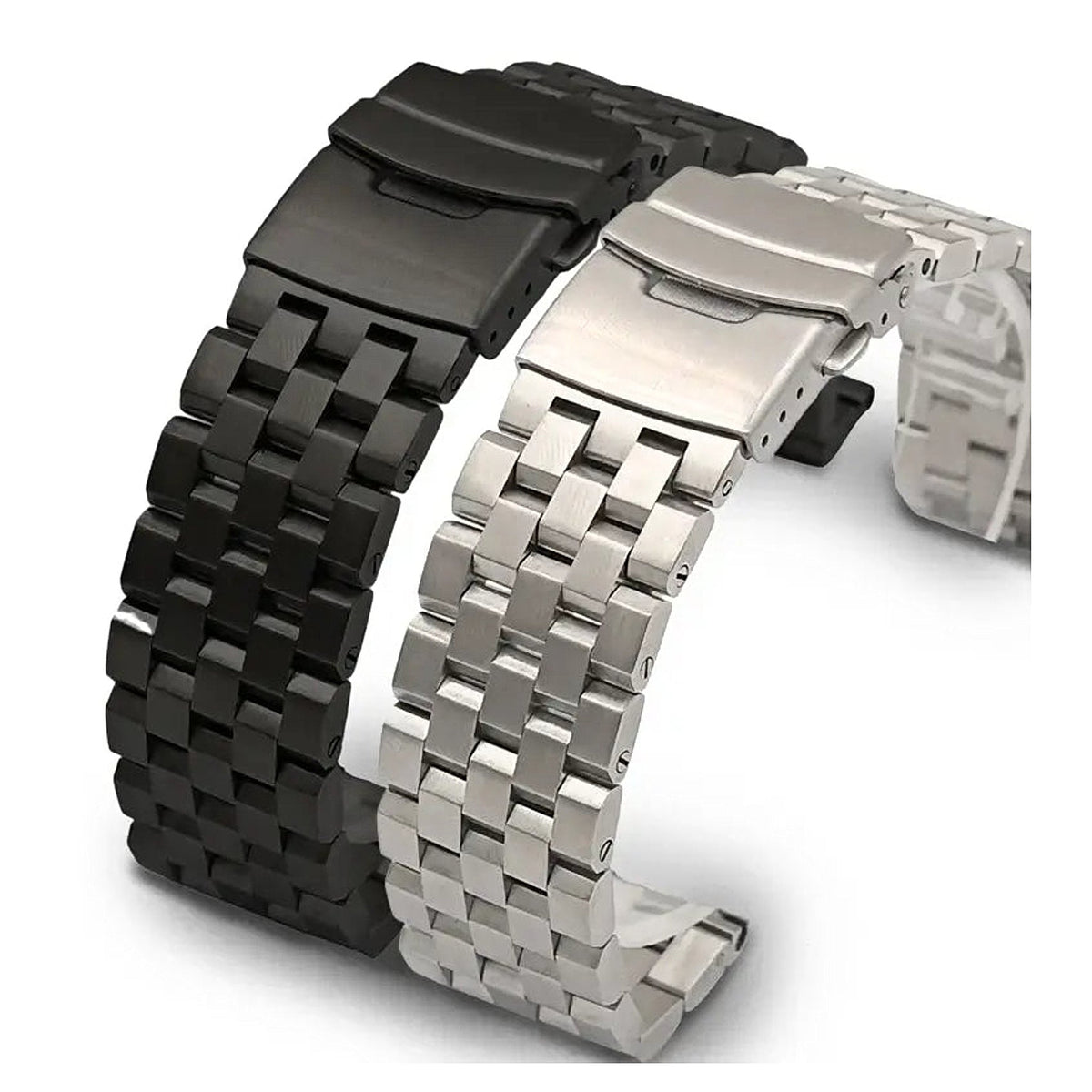 Suunto Race, Vertical & 9 Peak Five-Row Stainless Steel Band BandsCo Straps