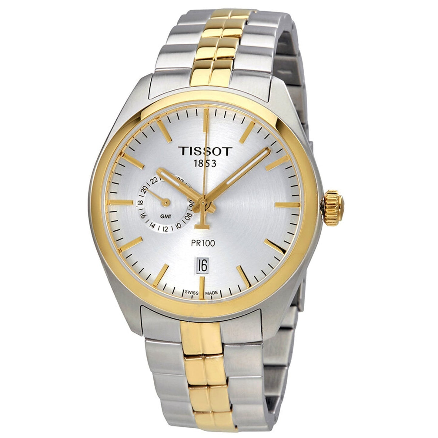 Tissot Men's PR100 Dual Time Bids.com