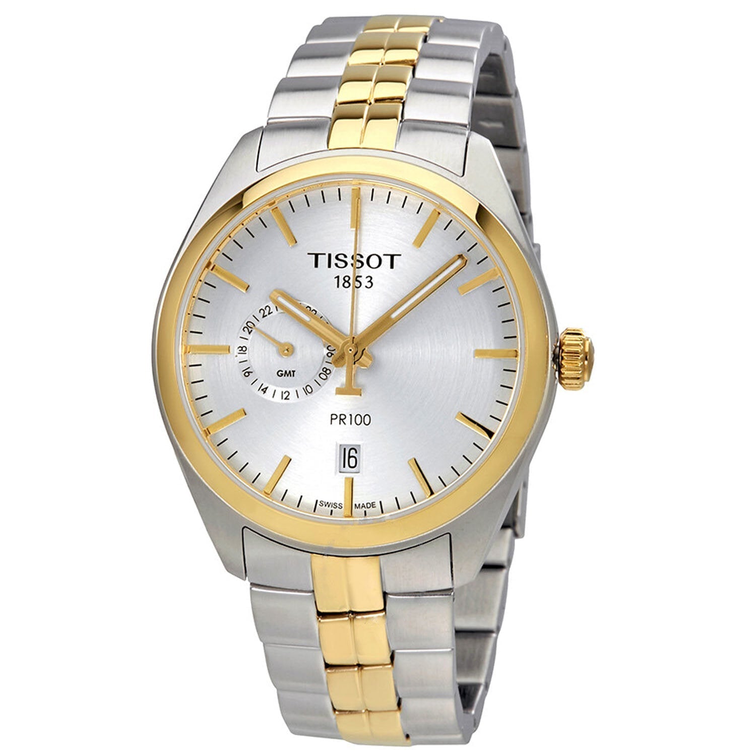 Tissot Men's PR100 Dual Time Bids.com