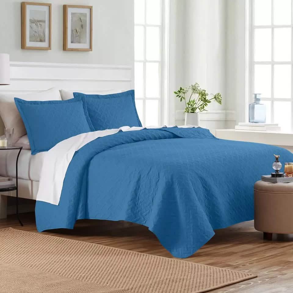 3-Piece: Dan River Basket Pinsonic Quilt Set DailySale