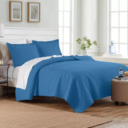 3-Piece: Dan River Basket Pinsonic Quilt Set DailySale