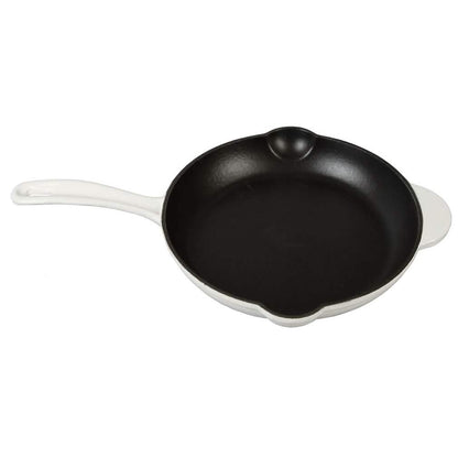 Inspired Home 5-Piece Enameled Cast Iron Cookware Set - Pure White DailySale